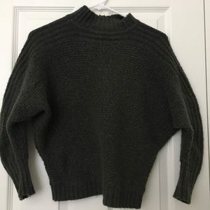 Crop like green sweater